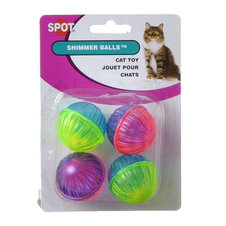 Spot Shimmer Balls Cat Toys 4 Pack