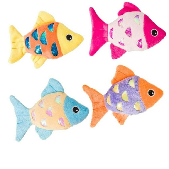 Spot Shimmer Glimmer Fish Catnip Toy - Assorted Colors - 1 Count