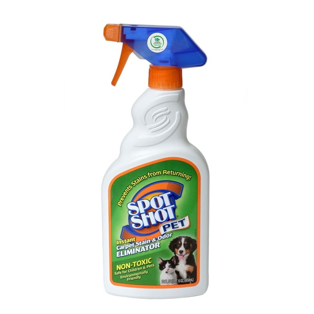 Spot Shot Pet Trigger Spray Non Toxic Carpet Stain and Odor Remover, 22 Ounces