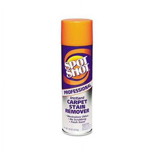 Spot Shot Professional Instant Carpet Stain Remover, 18oz Spray Can
