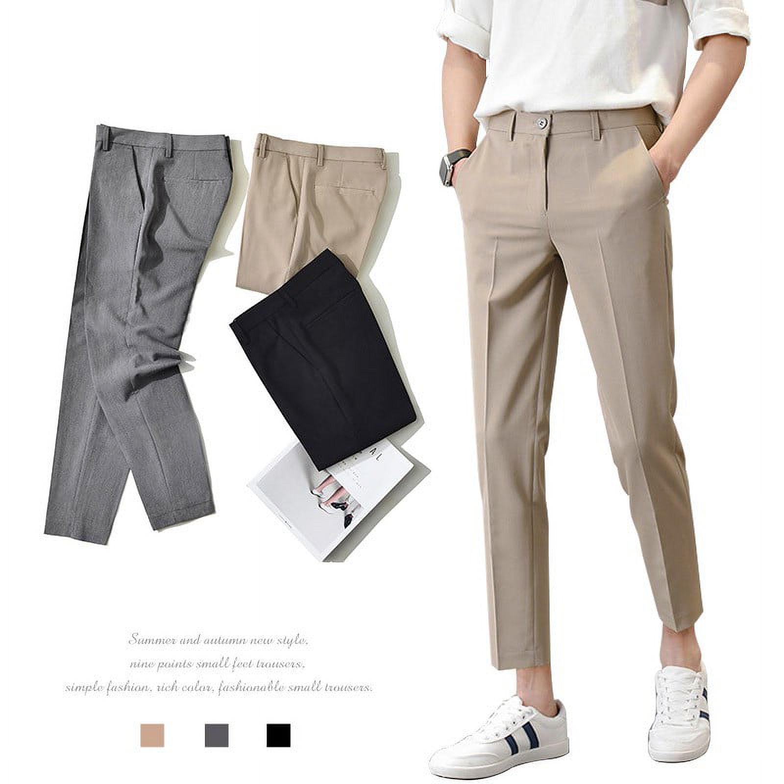 MEN'S COLORED SLIM FIT PANTS HIGH QUALITY #