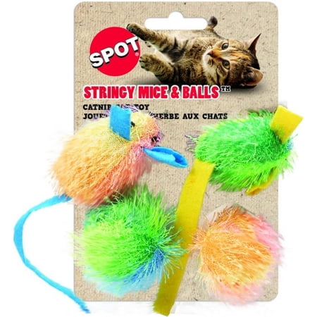 Spot Stringy Mice and Balls Catnip Cat Toys