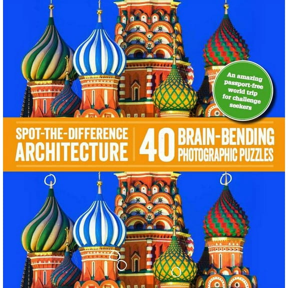 Spot-The-Difference Architecture: 40 Brain-Bending Photographic Puzzles (Paperback)