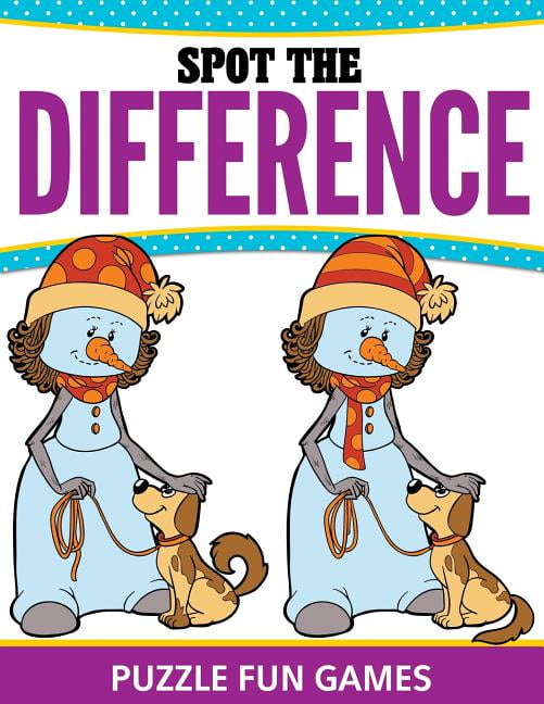 Ind The Difference Spot-The-Difference Puzzle Fun Games, (Paperback) - Walmart.com