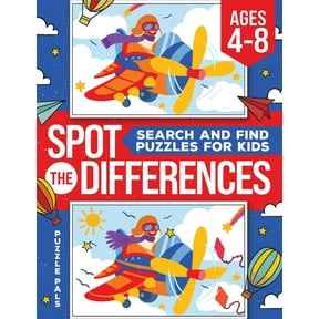 Spot The Differences: Search and Find Puzzles for Kids, (Paperback)