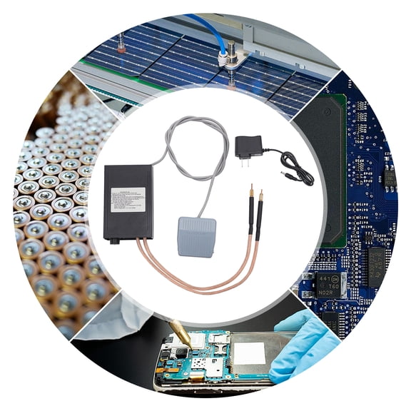 Spot Welder Machine, Double Pulse Spot Welding Machine, High-power Welding Machine with Pedal Switch