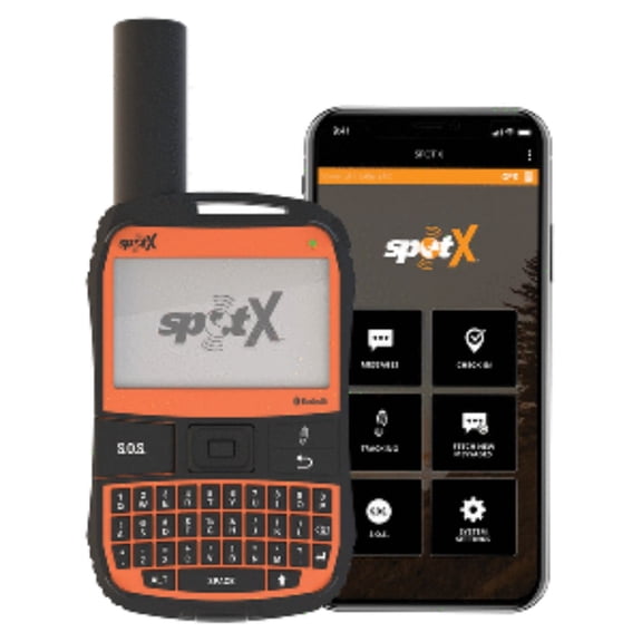 7" Orange and Black Bluetooth 2 Way Messaging Gps Tracking and Spot X
