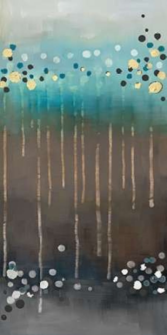 Spot of Rain II Canvas Art - Laurie Maitland (10 x 20)