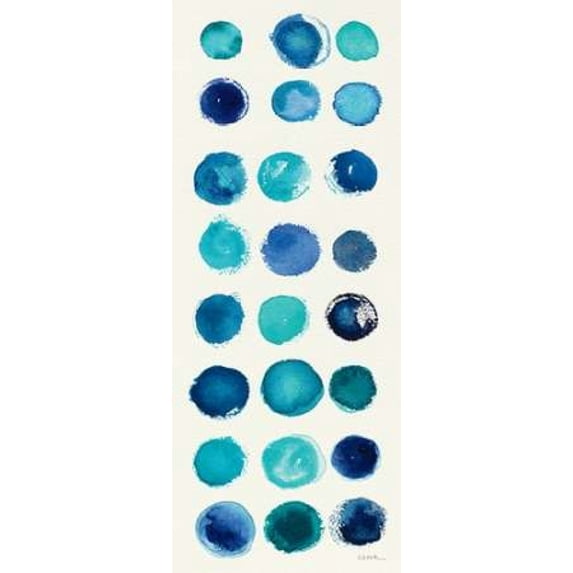 Spot of Rain II Poster Print by Shirley Novak (10 x 20)