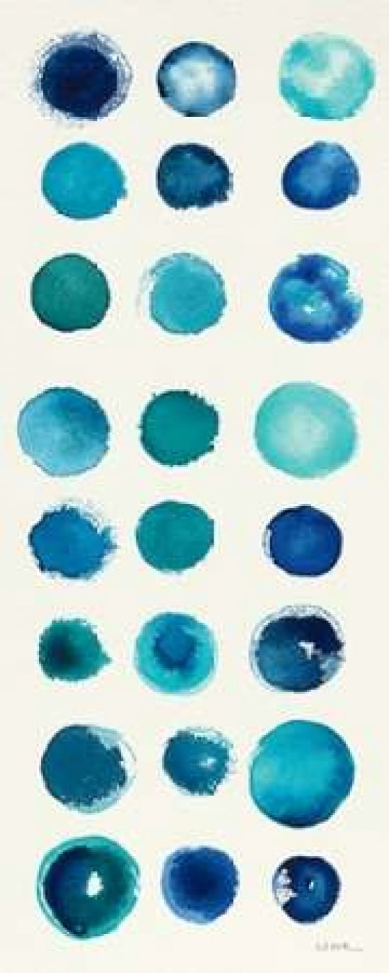 Spot of Rain III Canvas Art - Shirley Novak (10 x 20)