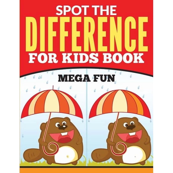 Spot The Difference For Kids Book (Mega Fun), (Paperback)