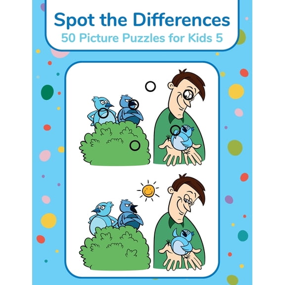 Spot the Differences - 50 Picture Puzzles for Kids 5, (Paperback)