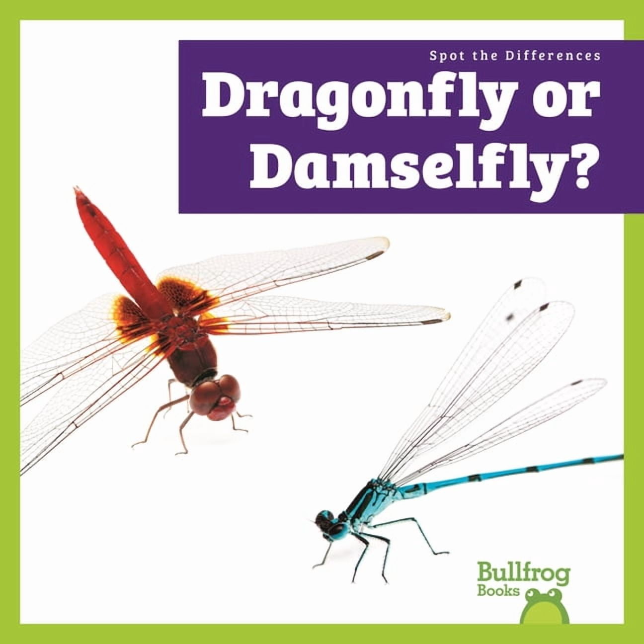 Spot the Differences Dragonfly or Damselfly?, (Hardcover)