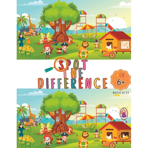 Spot the Differences Kids Activity Book : Develop Attention to Detail Skill (Paperback)