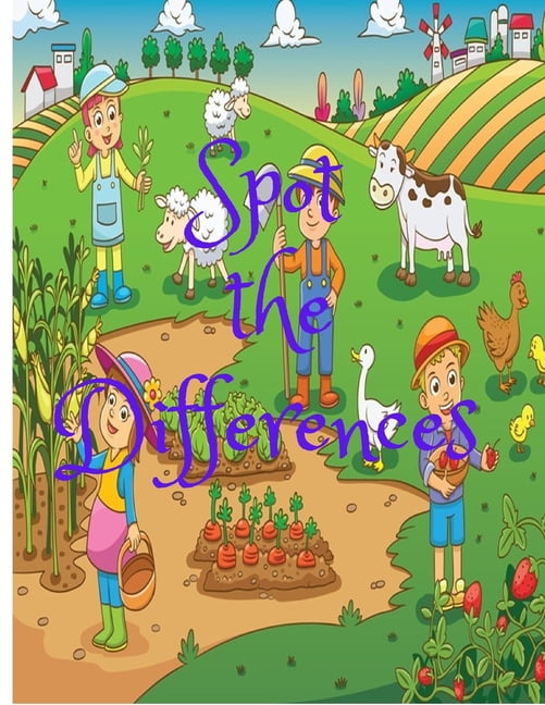 Spot the Differences: activity book for kids (Paperback)