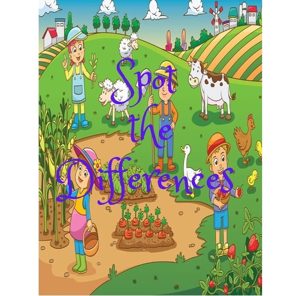 Spot the Differences: activity book for kids (Paperback)