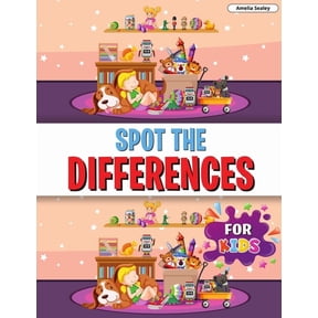 Spot the Differences for Kids: Find the Differences Book for Kids, A Fun Search and Find Book for Children, (Paperback)