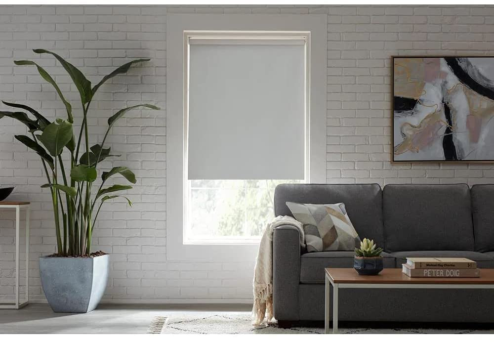 Spotblinds Cordless Light Filtering Fabric Roller Shades for Windows