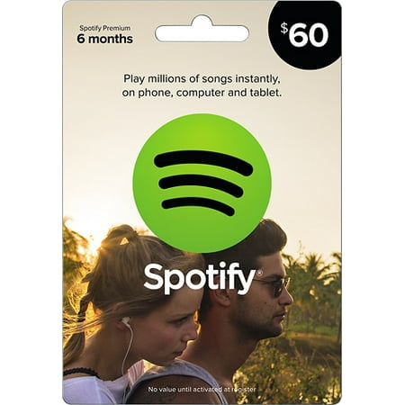 Spotify - $60 Gift Card