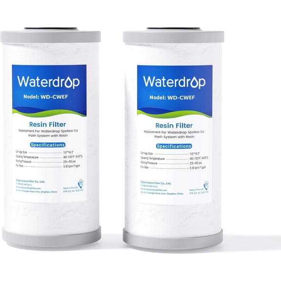 Spotless Car ash ater Filter, Deionized ater, Spot Free, Replacement for D-CE System ith Resin