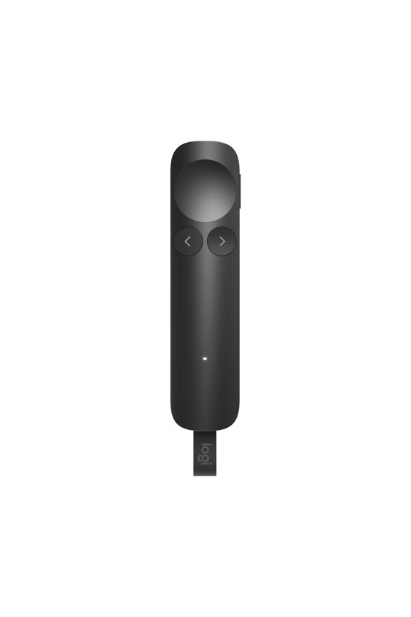 Spotlight 2 Presentation Remote, Wireless Presentation Clicker with Haptics, Customizable Actions, Laser Pointer, Graphite