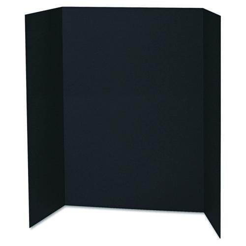Spotlight Corrugated Presentation Display Boards, 48 X 36, Black/kraft, 24/carton | Bundle of 2