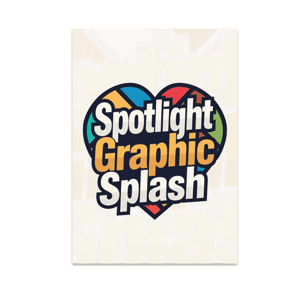 Spotlight Graphic Splash - Modern Decor Enthusiast - 13x19 Poster Print