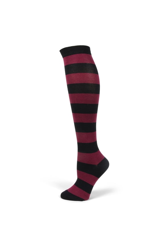 Spotlight Hosiery Brand Elite Quality Womens Stripe Wilma Wenda Waldo Knee Socks