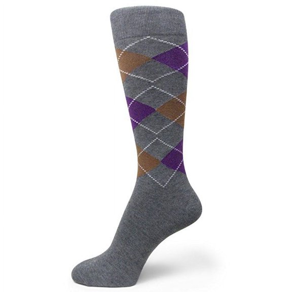 Spotlight Hosiery shades of Gray Men Groomsmen Dress Socks (Charcoal Dark, Light, Regular Gray)