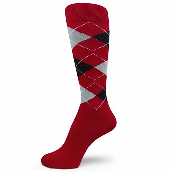 Spotlight Hosiery shades of MAROON/BURGUNDY/RED Men's Groomsmen's Dress Socks