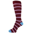 thumbnail image 1 of Spotlight Hosiery shades of MAROON/BURGUNDY/RED Men's Groomsmen's Dress Socks, 1 of 1
