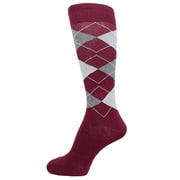 Spotlight Hosiery shades of MAROON/BURGUNDY/RED Men's Groomsmen's Dress Socks