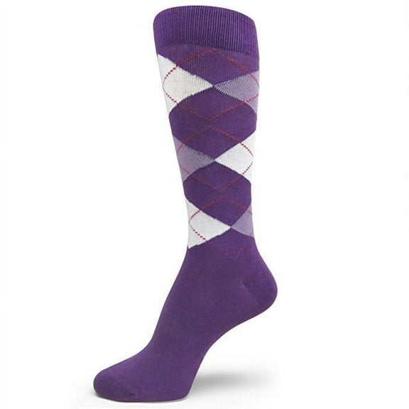 Spotlight Hosiery shades of PURPLE Men's Groomsmen's Dress Socks (Lavender, Lilac, Light Purple)