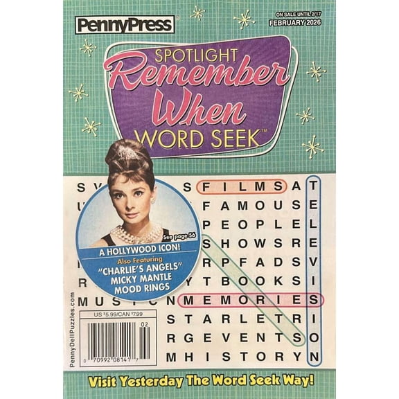 Spotlight Word Seek Magazine February 2026