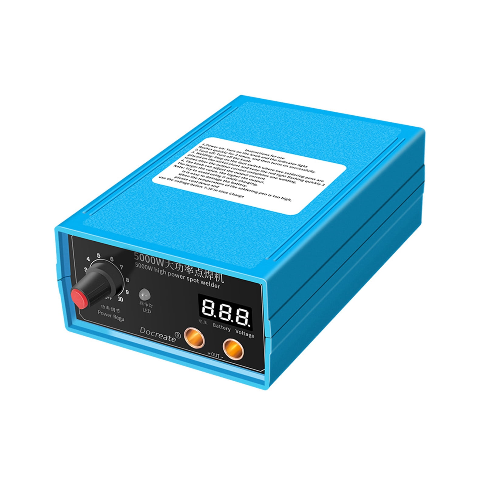 5000W Handheld Spot Welder, Mini Battery Spot Welder 9-Speed Adjustable, Port 5000W Handheld Spot Welder, Mini Battery Spot Welder 9-Speed Adjustable, Port