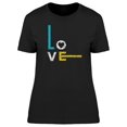 thumbnail image 1 of Spotted Art Word Love Tee Women's -Image by Shutterstock, 1 of 2