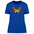 thumbnail image 1 of Spotted Butterfly T-Shirt Women -Image by Shutterstock, Female XX-Large, 1 of 2
