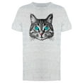 thumbnail image 1 of Spotted Cat Head Drawing Tee Men's -Image by Shutterstock, 1 of 1