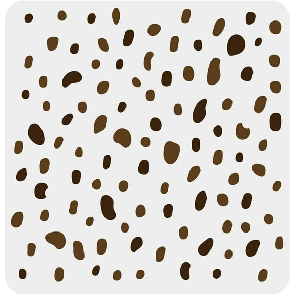 Spotted Cheetah Designs Stencils Decoration Template 11.8x11.8 inch Animal Drawing Painting Stencils Square Reusable for Art Projects Wood Wall DIY T-Shirt Home Decor White DIY