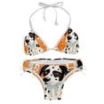 thumbnail image 1 of Spotted Dog Adjustable Strap Bikini Set with Detachable Sponge, Two-Pack - Ideal for Beach and Pool Parties, 1 of 6