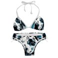thumbnail image 1 of Spotted Dog Detachable Sponge Adjustable Strap Bikini Set Two-Pack for Any Summer Scene, 1 of 6