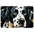 thumbnail image 1 of Spotted Dog Machine Washable Non-Slip Polyester Indoor Floor Rug and Chair Mats, 1 of 6