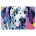thumbnail image 1 of Spotted Dog Non-Slip Polyester Door Rug, Machine Washable Door Carpet, Bath Rugs, 1 of 6