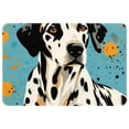 thumbnail image 1 of Spotted Dog Non-Slip Polyester Office Mat Chair Rug - Machine Washable Office Rug, 1 of 6