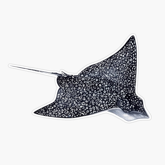 Spotted Eagle Ray Aetobatus Narinari Ocean Sticker