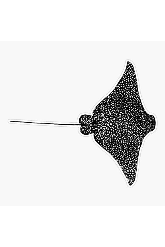 Spotted Eagle Ray Life Ocean Sticker