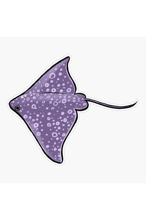 Spotted Eagle Ray Life Ocean Sticker