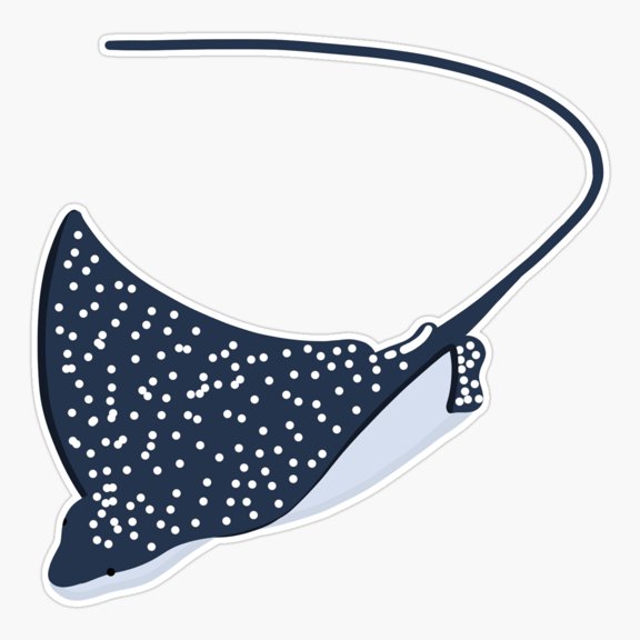 Spotted Eagle Ray Ocean Sticker