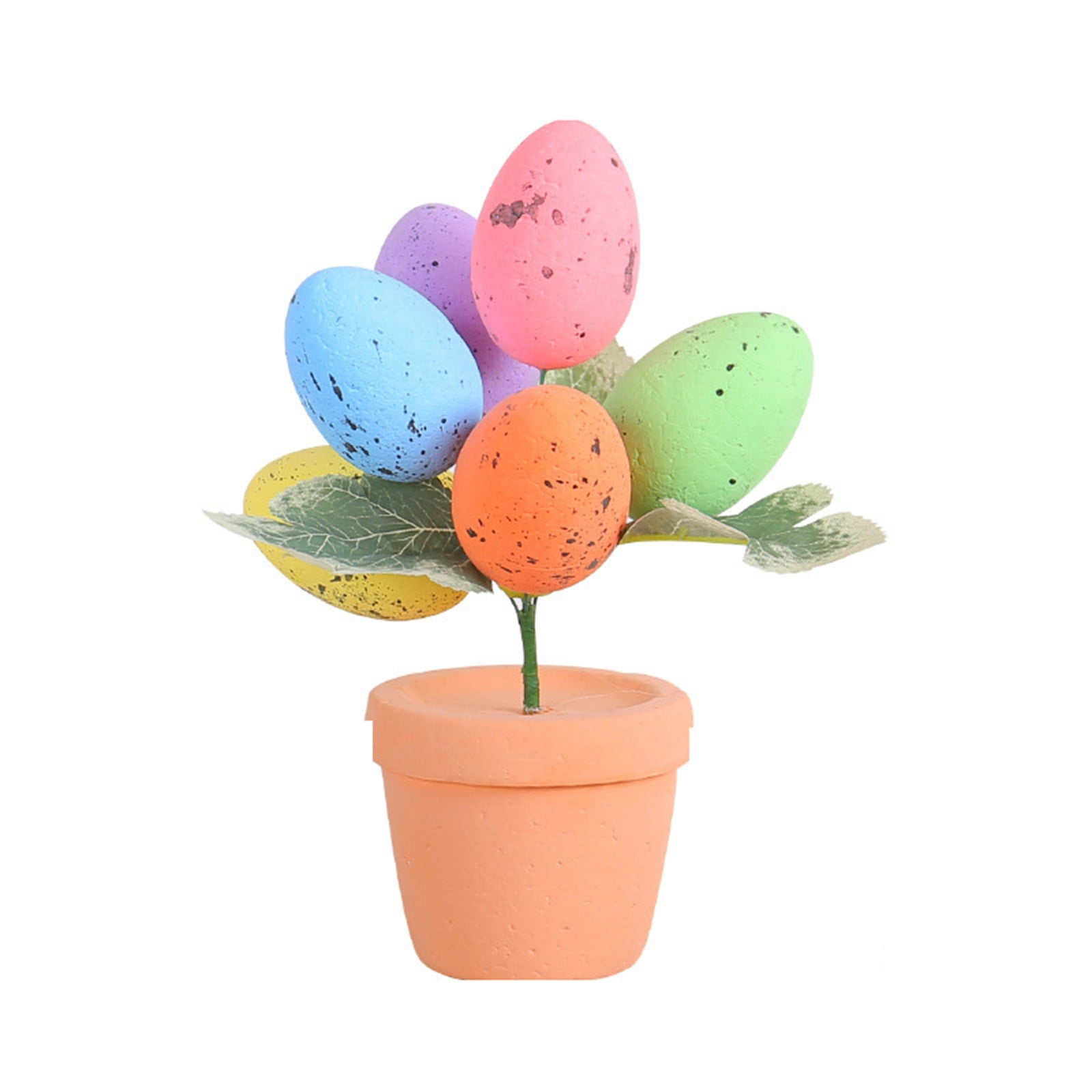 Spotted Egg 2024 Easter Egg Medium Potted Easter Desktop Ornament