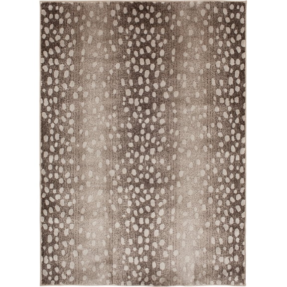 Spotted Fawn Animal Print 2'2"x6' Runner Area Rug